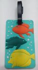 Fish lover  multi color Luggage Bag Tag fanny backpack tag silicone