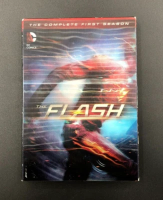 DC: The Flash - The Complete First Season 5 Disc Set (DVD, Series) Foto 1 de 4