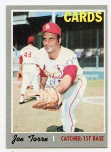Joe Torre Vintage signiert 1970 Topps #190 Cardinals HOF garantiert authentisch KOA - Bild 1 von 1