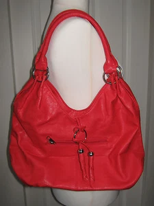 CASPAR Damen Tasche Handtasche Umhängetasche Schultertasche Uni Koralle Neu - Bild 1 von 5