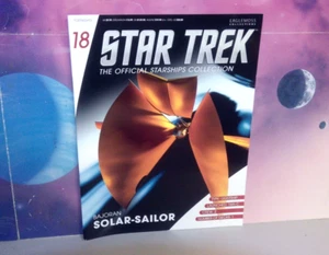 STAR TREK EAGLEMOSS STARSHIP COLLECTION BAJORAN SOLAR-SAILOR MAGAZINE (NO SHIP) - Picture 1 of 2