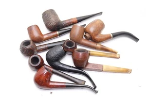 Lote de Pipas Francesas Jeantet, Real Briar, Butz, Royale, etc. para Restauración - Imagen 1 de 22