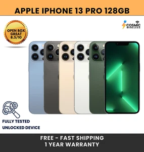 Apple iPhone 13 Pro 128GB Factory Unlocked 5G (GSM CDMA) - Picture 1 of 13