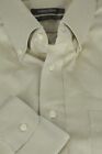 Nordstrom Men's Light Tan Pinpoint Cotton Dress Shirt 16 x 36