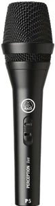 AKG P5S professionelles dynamisches Gesangsmikrofon mit Schalter, Reißverschlusstasche und Mikroclip - Bild 1 von 1