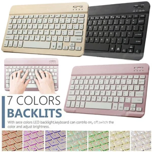 US For Apple iPad Pro 12.9" 4/5/6th Gen 2022 Wireless Slim Bluetooth Keyboard - Picture 1 of 33