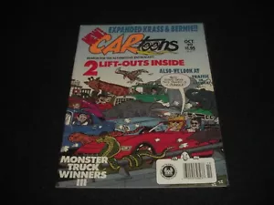Cartoons Magazine October 1990 Cartoons Comic Automobile – Rare – Original - Picture 1 of 9