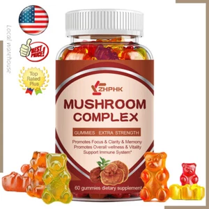 Estratto di Fungo Criniera Leone Gomma Nootropic Brain Booster | Focus | Memoria - Foto 1 di 10