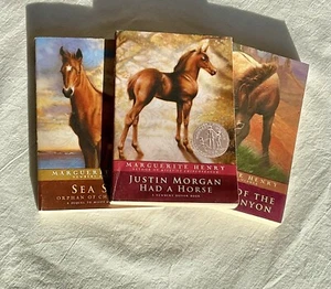 Marguerite Henry Buch 3er Set, Justin Morgan, Seastar, hell Top Zustand! - Bild 1 von 8