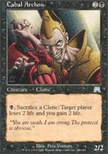 MTG magic cards 2x x2 Light Play, English Cabal Archon Onslaught