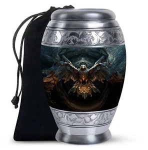 Eagle Urn Ashes Adult Male Large Cremation Urns For Human Ashes - Picture 1 of 7