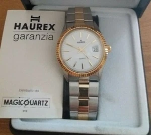 OROLOGIO HAUREX CON CINTURINO ACCIAIO - Foto 1 di 3
