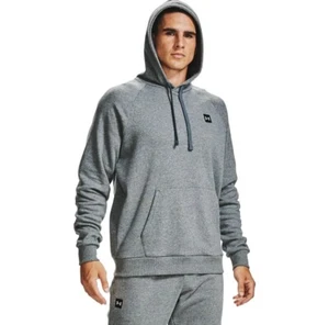 Under Armour Rival Fleece Pullover Hoodie Grey Men Size XXL 2XL 1357092-012 - Picture 1 of 8