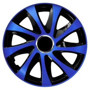 Radkappen 13 Zoll 4x NRM DRIFT Extra in Blau/Schwarz Radzierblende Radkappe - Bild 1 von 1