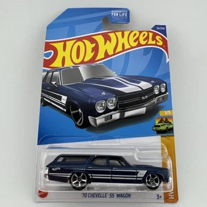 Hot Wheels '70 Chevelle SS Wagon Blue Car HW Wagons Chevrolet Chevy HCV19 2022 - Bild 1 von 3
