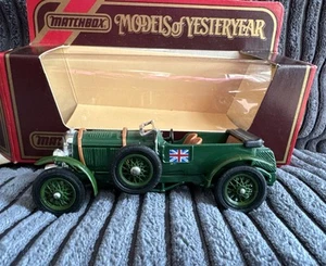 Matchbox Yesteryear Y2-4 Bentley 4 1/2 Litre Made in England. Issue 2. Boxed. - Picture 1 of 9