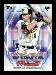 2023 Topps Stars of MLB Insert #SMLB-37 RC Gunnar Henderson Orioles - Picture 1 of 2