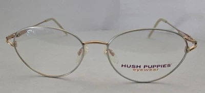 Rare HUSH PUPPIES EYEGLASSES HP 117 SILVER Eyewear with SPRING HINGES 50-15-130 - Изображение 1 из 4