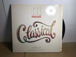 NICE NM Maxell Classical Various Artist Sampler DPL 1-0353 LP 12in Vinyl Record - Bild 1 von 5
