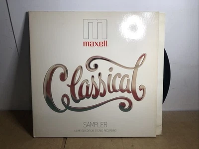 NICE NM Maxell Classical Various Artist Sampler DPL 1-0353 LP 12in Vinyl Record - Image 1 of 4