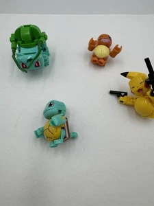 Pokémon Mega Construx Mini Figure Starter Kit 4 Figures - Picture 1 of 7