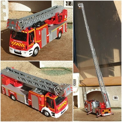 1/50 Iveco Magirus 150E28 Grande Échelle Sapeur Pompier Paris Collection Jouet  - Photo 1/4
