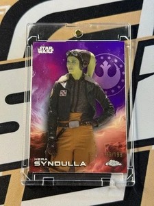 2025 Topps Chrome Star Wars HERA SYNDULLA /199 Purple refractor #59 - Picture 1 of 2