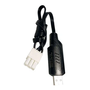 6.4V 1000mA USB Charger Cable EL4.5 3P Rev male plug for RC Car Buggy Truck Boat - Picture 1 of 8