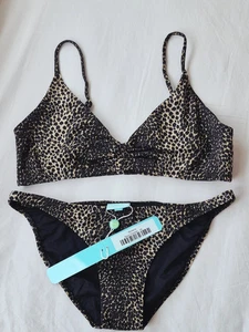 Melissa Odabash Animal Print Bikini Size 12 SPF 50+, rrp £220 BNWT - Picture 1 of 10
