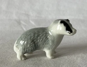 Vintage Wade Whimsies Porzellan Keramik Ornament Figur 1955-58 Dachs #24-930 - Bild 1 von 8
