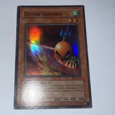 Yugioh Sasuke Samurai PGD-015 Super Rare 1st Edition (MP) - Image 1 of 2