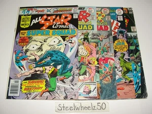 Lote de 5 cómics de All Star Comics DC 1976 #62 63 64 66 70 Power Girl Huntress JSA RARO - Imagen 1 de 5