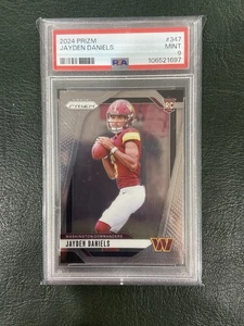 2024 Panini Prizm Jayden Daniels RC Rookie #347 Commanders PSA 9 - Picture 1 of 2