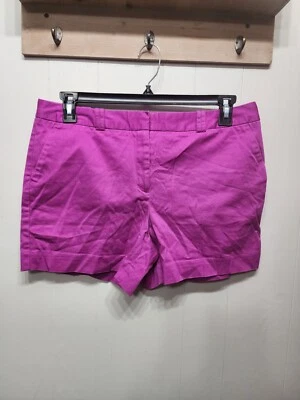 Worthington Shorts Size 12 Purple Pink Modern Fit Casual Preppy Flat Front B638 - Image 1 of 4