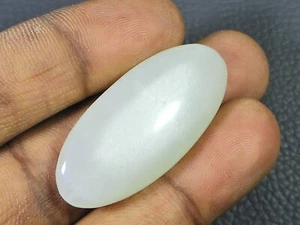 38Cts. Natural moonstone Oval Cabochon loose Gemstone 18X41X9MM - Picture 1 of 9