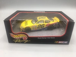 1999 Hot Wheels Racing 1/24 NASCAR #26 Johnny Benson Cheerios Ford Taurus Yellow - Picture 1 of 11