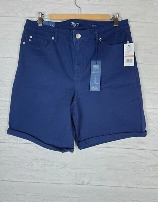 Chaps Bermuda Size 12/31 Maritime Blue Shorts NWT - Image 1 of 4