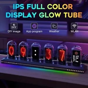 Nixie Tube Clock Multimode Schaltbare Nixie Uhr Digitaler Zeitanzeige Geschenk - Bild 1 von 13