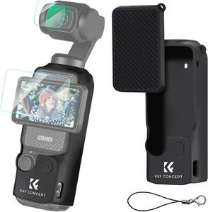 K&F Concept Protective Silicone Case Set Screen Protector for DJI OSMO Pocket 3 - Picture 1 of 8