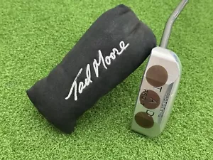 TAD MOORE PRO 7 PROTOTYPE PUTTER Milled Face Right Handed 35" + Headcover Golf - Picture 1 of 17