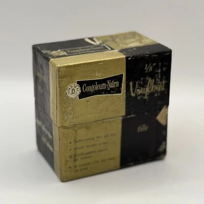 Azulejo de vinilo Congoleum-Nairn de colección de los años 50 16 piezas muestras de vendedor de 3” x 3” Foto 1 de 4