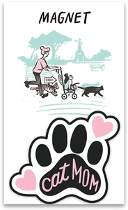 Imán Cat Mom - Imagen 1 de 1