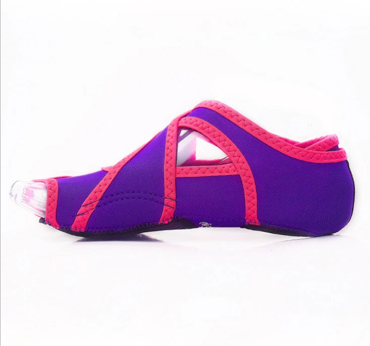 Mujeres Dama Silicona Antideslizante Yoga Pilates Calcetines Niña Baile Fitness Calcetín Antideslizante Foto 1 de 4