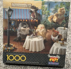 Springbok Jigsaw Puzzle CATS Purrsonality Purr-ee! 1000 Pc Retired VINTAGE NEW - Picture 1 of 8