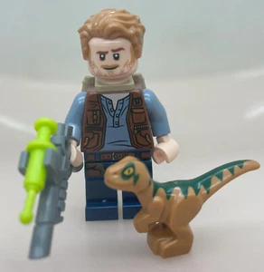 LEGO ® Minifigura Owen Grady Jurassic World Park de 121904 - jw023 jw044 - Imagen 1 de 16