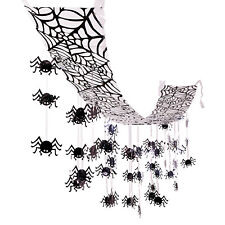 Halloween Hängedeko Spinnennetz Spinnen Horror-Grusel-Party-Deko