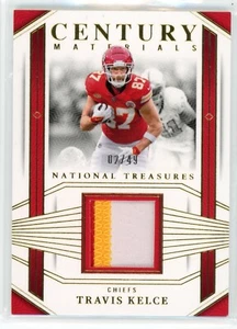 Travis Kelce 2023 National Treasures Century Materials Patch /49 #CEN-TKE Chiefs - Bild 1 von 2