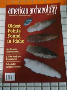 AMERICAN ARCHAEOLOGY SPRING 2023 OLDEST POINTS FOUND, CORONADO SITES, MORE 58 PG - Picture 1 of 8
