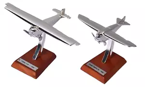 Set 2 Airliners Silver plated 1:200 Flugzeug ATLAS MODEL VERSILBERT SPL05 - Bild 1 von 2