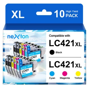 SET PATRONEN XL Für Brother LC-421 DCP-J 1050DW 1140DW 1800 DW MFC-J 1010 DW - Bild 1 von 12